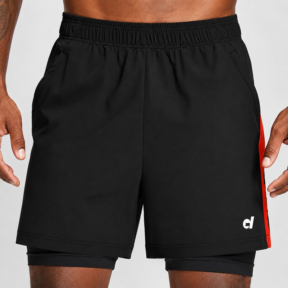 Black motion Shorts